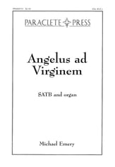 Angelus Ad Virginem SATB choral sheet music cover